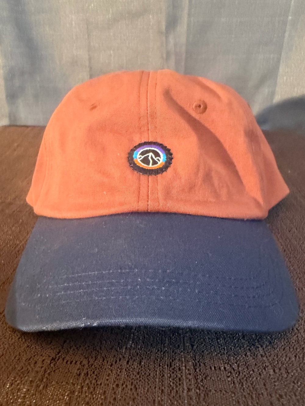 Patagonia Two-Tone Peach and Navy Baseball Cap